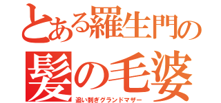 とある羅生門の髪の毛婆（追い剥ぎグランドマザー）