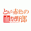 とある赤色の血祭野郎（クリフジャンパー）