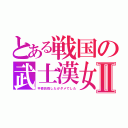 とある戦国の武士漢女Ⅱ（平穏目指したがダメでした）