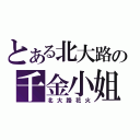 とある北大路の千金小姐（北大路花火）