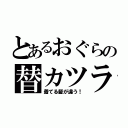 とあるおぐらの替カツラ（着てる髪が違う！）