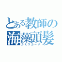 とある教師の海藻頭髪（カミワカーメ）