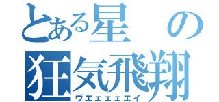 とある星の狂気飛翔（ヴエェェェエイ）