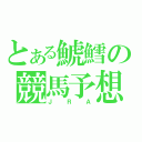 とある鯱鱈の競馬予想（ＪＲＡ）