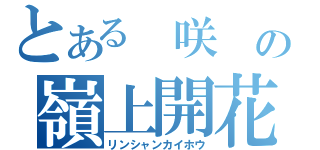 とある 咲 の嶺上開花（リンシャンカイホウ）