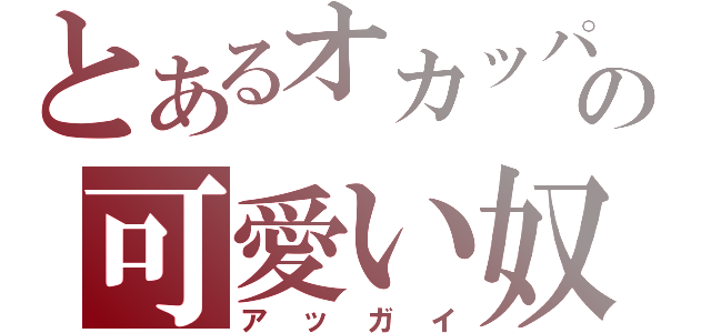 とあるオカッパの可愛い奴（アッガイ）