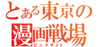 とある東京の漫画戦場（ビックサイト）