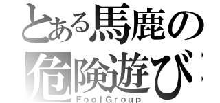 とある馬鹿の危険遊び（ＦｏｏｌＧｒｏｕｐ）