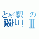 とある駅の改札口Ⅱ（新座）