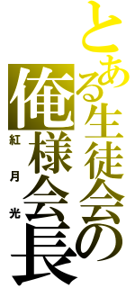 とある生徒会の俺様会長（紅月光）