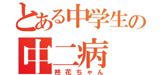 とある中学生の中二病（柊花ちゃん）