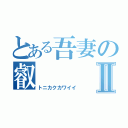 とある吾妻の叡Ⅱ（トニカクカワイイ）