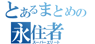 とあるまとめの永住者（スーパーエリート）