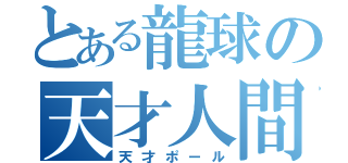 とある龍球の天才人間（天才ポール）