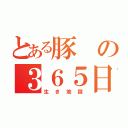 とある豚の３６５日（生き地獄）