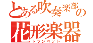 とある吹奏楽部の花形楽器（トランペット）