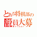 とある将棋部の部員大募集（来てください）