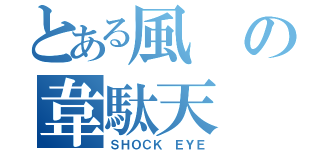 とある風の韋駄天（ＳＨＯＣＫ ＥＹＥ）