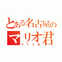 とある名古屋のマリオ君（３１３系）