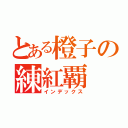 とある橙子の練紅覇（インデックス）