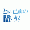 とある己龍の青い奴（ドラム）