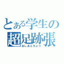 とある学生の超足跡張（あしあとちょう）