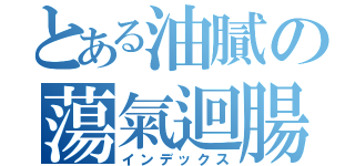 とある油膩の蕩氣迴腸（インデックス）