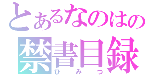 とあるなのはの禁書目録（ひみつ）