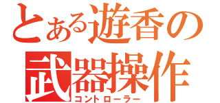 とある遊香の武器操作（コントローラー）