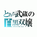 とある武蔵の白黒双嬢（ツヴァイフローレン）