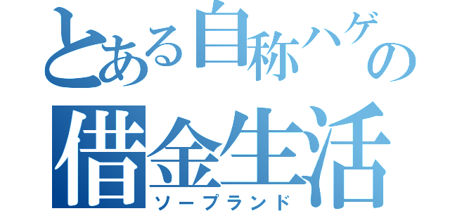 とある自称ハゲの借金生活（ソープランド）