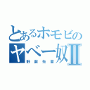 とあるホモビのヤベー奴Ⅱ（野獣先輩）