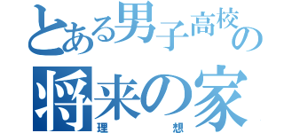 とある男子高校生の将来の家の（理想）