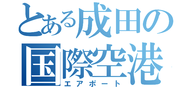 とある成田の国際空港（エアポート）