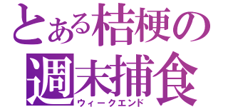 とある桔梗の週末捕食（ウィークエンド）