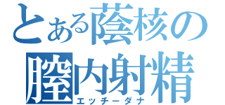 とある蔭核の膣内射精（エッチ－ダナ）