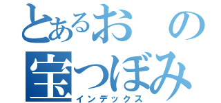 とあるおの宝つぼみ（インデックス）