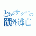 とあるサクサクの海外逃亡（トンズラ）