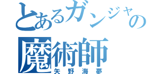 とあるガンジャの魔術師（矢野海夢）