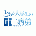 とある大学生の中二病弟與大二病妹（インデックス）