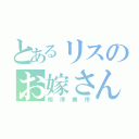 とあるリスのお嫁さん（相澤美怜）