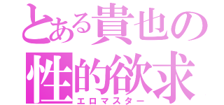 とある貴也の性的欲求（エロマスター）