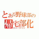 とある野球部の帰宅部化（カツドウテイシ）