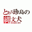 とある珍島の縄文犬（済州島四三事件）