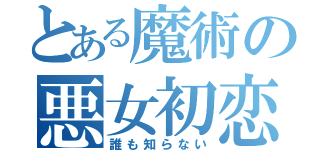 とある魔術の悪女初恋（誰も知らない）