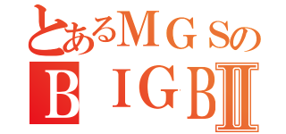 とあるＭＧＳのＢＩＧＢＯＳＳⅡ（）