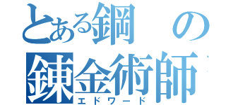 とある鋼の錬金術師（エドワード）