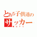 とある子供達のサッカーチーム（瑞江ＦＣ）