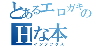 とあるエロガキのＨな本（インデックス）