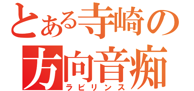 とある寺崎の方向音痴（ラビリンス）